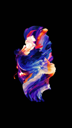 Best Oled Colorful Abstract Smoke Wallpaper