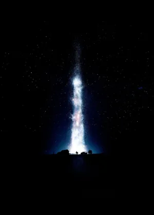 Best Oled Glowing Sky Wallpaper