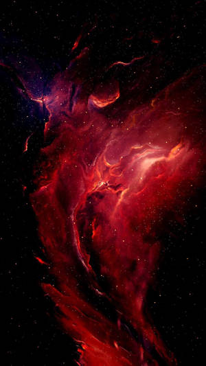 Best Oled Red Galaxy Wallpaper
