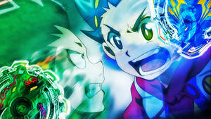 Beyblade Burst Silas Karlisle Valt Aoi Wallpaper