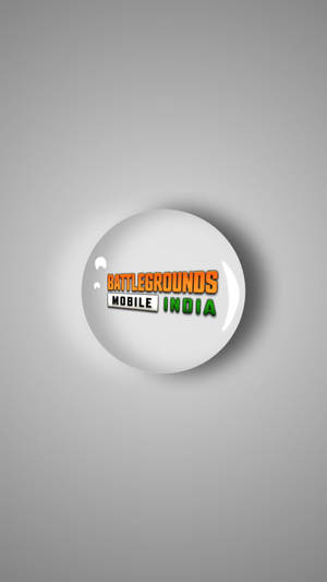 Bgmi Logo On White Plate Wallpaper