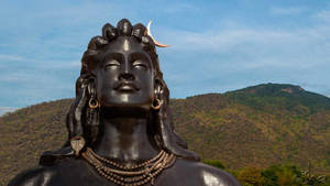 Bholenath Hd Shiva Statue Mountain Wallpaper