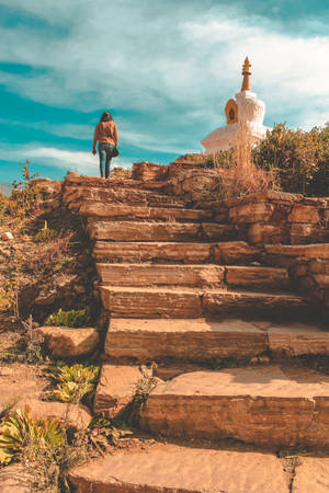 Bhutan Nature Trail Stupa Wallpaper