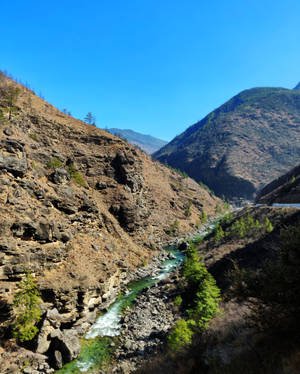 Bhutan Paro River Wallpaper