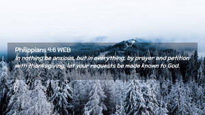 Bible Verse Helping Anxious People Wallpaper