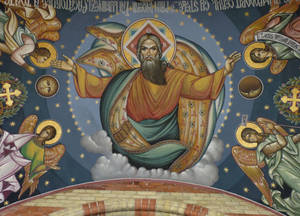 Biblical Angels Mural Painting Wallpaper