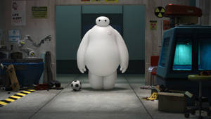 Big Hero 6 Baymax Soccer Ball Wallpaper