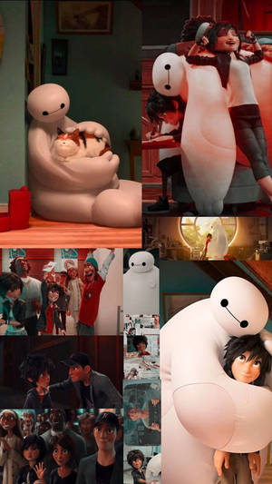 Big Hero 6 Scenes Collage Wallpaper