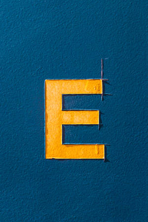 Big Letter E Bold Font Wallpaper