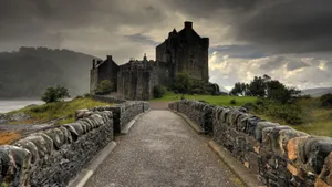 Big Medieval Castle Wallpaper