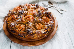 Big Pecan Pie Pastries Wallpaper