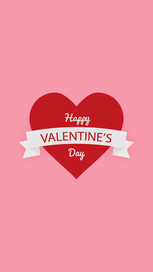 Big Red Heart For Valentine's Day Wallpaper