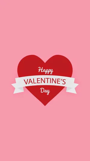 Big Red Heart For Valentine's Day Wallpaper