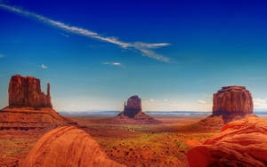 Big Rocks At Monument Valley Wallpaper