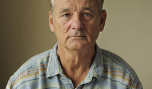 Bill Murray American Actor Serious Portrait Wallpaper