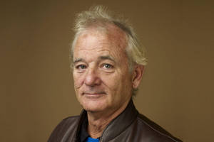 Bill Murray Hollywood Celebrity Portrait Smile Wallpaper