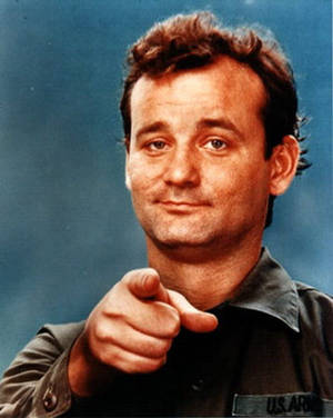 Bill Murray I Want You Stripes Movie Wallpaper