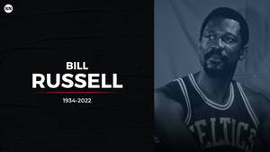 Bill Russell 1934-2022 Commemorative Portrait Wallpaper