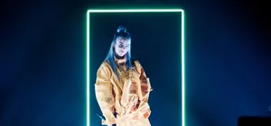 Billie Eilish, Enjoying Her Laptop Wallpaper