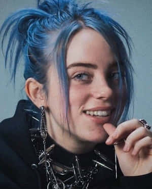 Billie Eilish Smiles Brightly Wallpaper