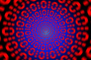 Binary Code, Optical Illusion, Rotation Wallpaper