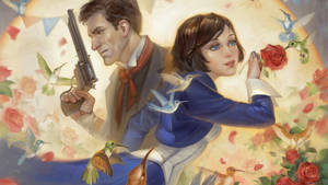 Bioshock Infinite Painting Illustration Wallpaper