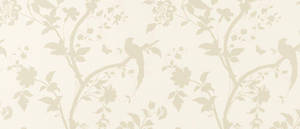 Bird Pattern Off White Wallpaper