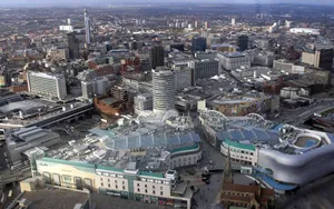 Birmingham City In Aerial View Wallpaper