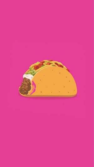 Bitten Taco Wallpaper