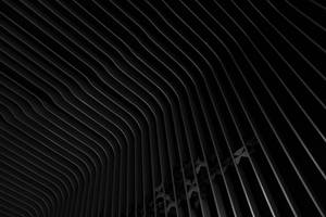 Black Abstract Metallic Stripes Wallpaper
