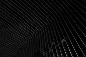 Black Abstract Metallic Stripes Wallpaper