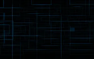 Black Abstract With Blue Lines Wallpaper
