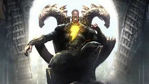 Black Adam Throne Wallpaper