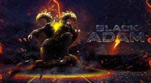 Black Adam Volcanic Throne Wallpaper