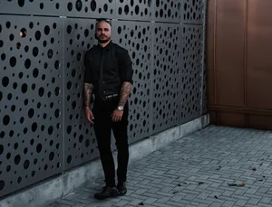 Black Aesthetic Man In Black Wallpaper