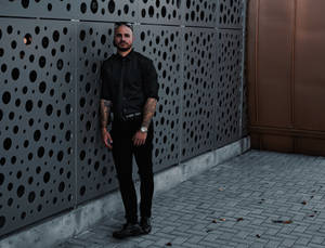 Black Aesthetic Man In Black Wallpaper
