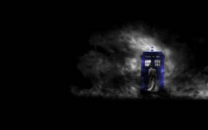 Black And Blue Doctor Who Wallpaper