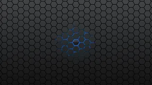 Black And Blue Honeycomb Backgrounds Wallpaper