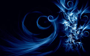 Black And Blue Smoke Abstract Wallpaper