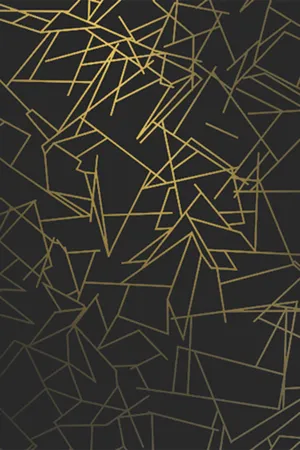 Black And Gold Fragments Wallpaper