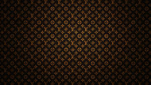 Black And Gold Louis Vuitton Pattern Wallpaper