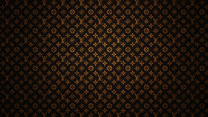 Black And Gold Louis Vuitton Pattern Wallpaper