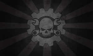 Black And Gray Jolly Roger Wallpaper