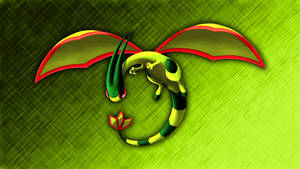 Black And Green Flygon Wallpaper