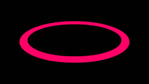 Black And Pink Aesthetic Ellipse Shape Wallpaper