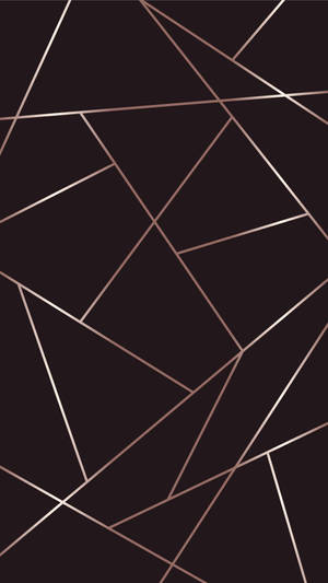 Black And Pink Geometric Design Wallpaper