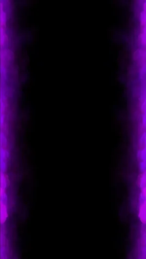 Black And Purple Aesthetic Outline Wallpaper