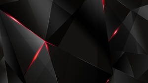 Black And Red Geometric Wallpaper