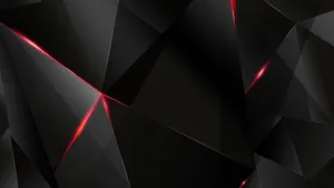 Black And Red Geometric Wallpaper