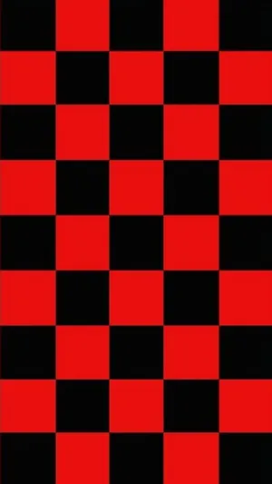 Black And Red Plaid Chess Board Wallpaper